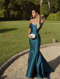 Elegant Mermaid Prom Dresses Formal Party Dress Off Shoulder Prom Gowns