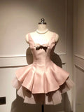 Short Pink Party Dress Fashion Evening Dress Homecoming Gowns      cg25582