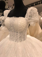 Luxury Wedding Dresses Popular Lace A line Bridal Gowns