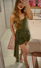 Green Short Party Dress Short Prom Dresses Homecoming Gowns      cg25624