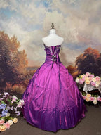 A Line Strapless Ball Gown Quinceanera Dress Unique Evening Dress    cg25567