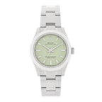 Stainless Steel 31mm Oyster Perpetual Watch Pistachio 277200