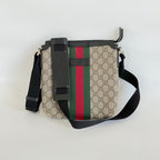 Gucci GG Supreme Monogram Web Messenger Bag