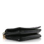 Lambskin Embossed Monogram Pochette Coussin Crossbody Black