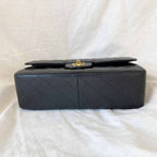 Chanel Black Jumbo Caviar Double Flap Classic Bag