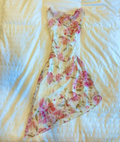 Sweet Printing Floral Short Birthday Dress Homecoming Dress Y9773