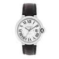 Stainless Steel Alligator 36mm Ballon Bleu De Cartier Automatic Watch Brown