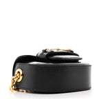 Azalea Calfskin Crystal Horsebit 1955 Belt Bag Black