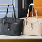 LOUIS VUITTON TRAVEL BAG MONOGRAM EMPREINTE GIANT DOVE GREY 34CM M46326