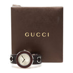 Stainless Steel Calfskin 35mm U-Play Quartz Watch Brown