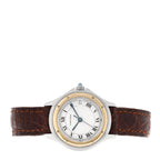Stainless Steel 18K Yellow Gold Alligator 26mm Cougar Quartz Watch