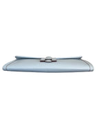 Hermès H Ice blue Jige Leather Clutch