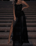 Black Long Prom Dresses Formal Evening Gowns