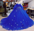 Royal Blue/Red quinceañera dress Ball Gown Prom Dresses Evening Gown