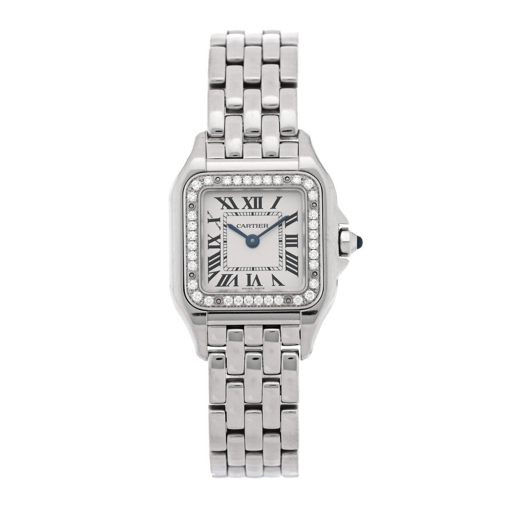 Stainless Steel Diamond 22mm Panthere Quartz Watch