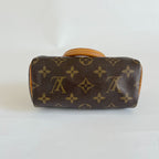 Louis Vuitton Brown Monogram Canvas Mini Speedy Shoulder Bag