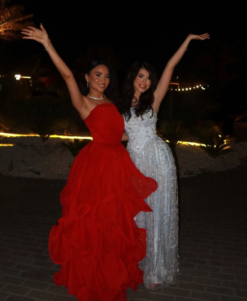 Charming Spaghetti Straps Blue Tulle Sequin Long Birthday Prom Dress Evening Gown SP1306
