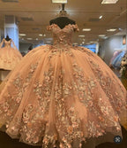 champagne lace ball gown prom dresses long evening dress
