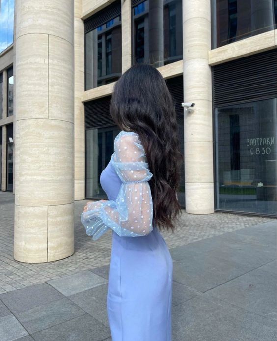 Blue Fashion Party Prom Dresses Evening Gown