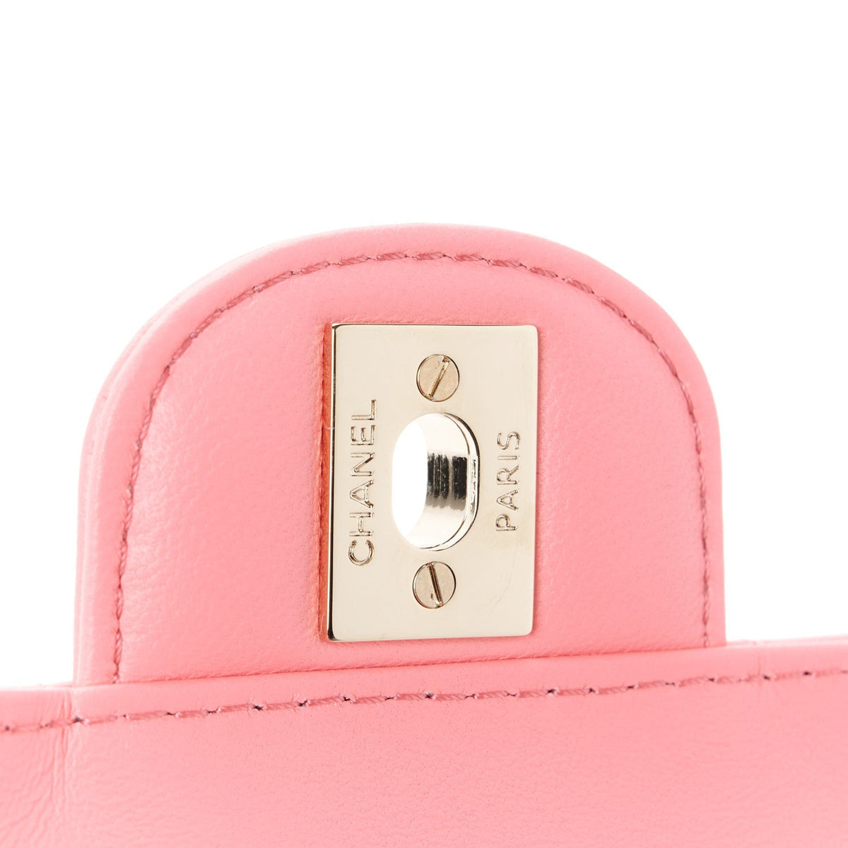 Lambskin Quilted CC In Love Heart Bag Pink