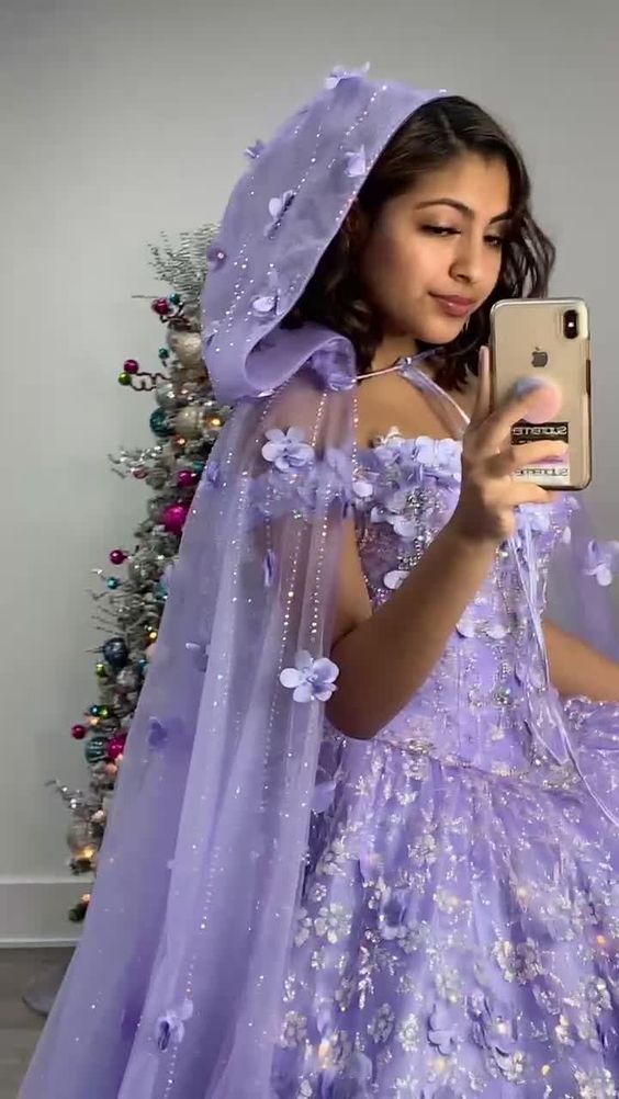 Floral Quinceanera Dresses Off Shoulder Ball Gown Puffy Lace Embroidery Princess Sweet 16 Girls    cg24835