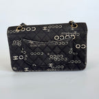 Chanel Coco Classic Double Flap Bag Quilted Canvas Medium