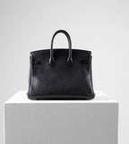 Hermès 25 Birkin Black Togo Leather with Rose Gold Hardware