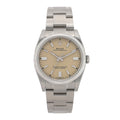 Stainless Steel 36mm Oyster Perpetual Watch Beige 126000