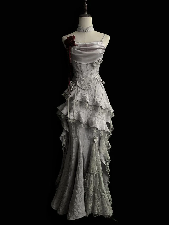 Retro Fashion Elegant Lace Homecoming Dress Prom Dress Evening Gown cg26227