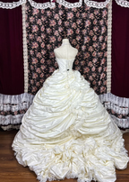 Ball Gown Ivory Wedding Dress Classy Sweet 16 Birthday Gown