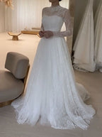 A Line Party Gown for Women Wedding Dress