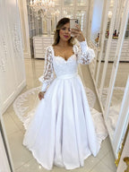 White Prom Dresses A Line Party Gown for Women