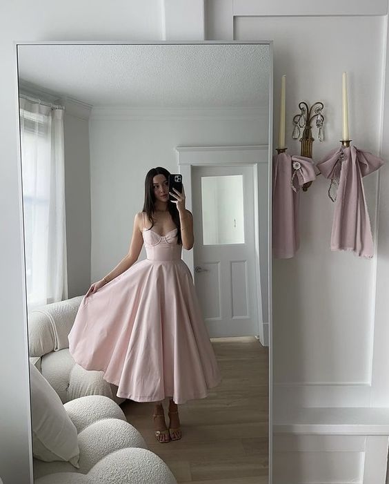 Pink Prom Dresses Eveing Gowns