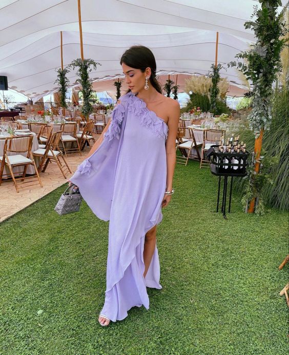 Lilac prom dress Evening Gown Party Dress