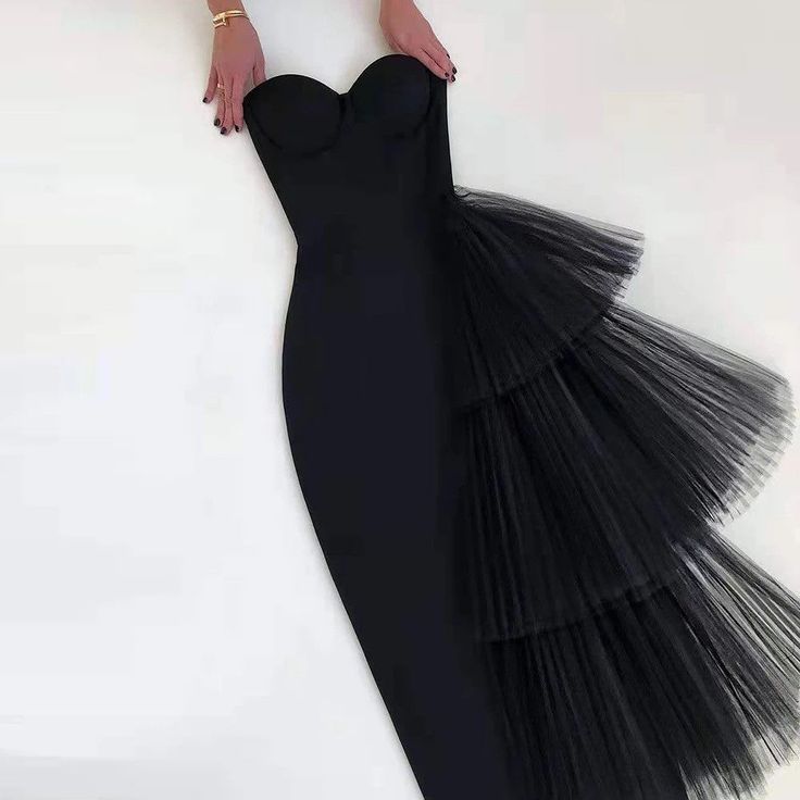 Elegant Red Mermaid Prom Dresses Party Gowns Evening Dress