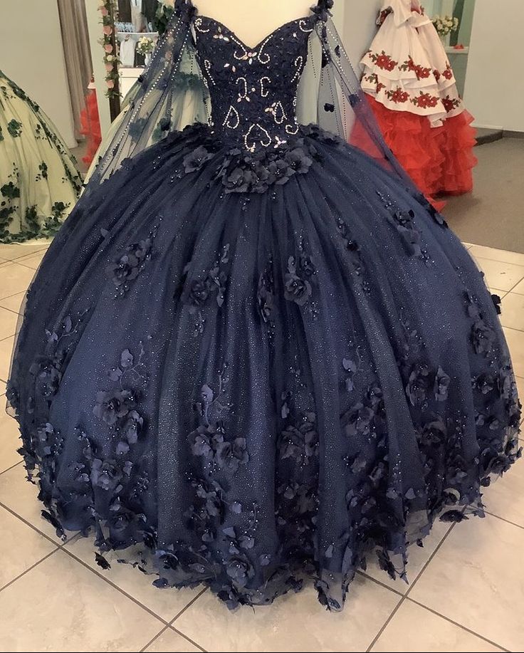 Quinceanera Dress Prom Ball Gowns Lace Applique Beaded Corset Back Prom Sweet 16 Dress