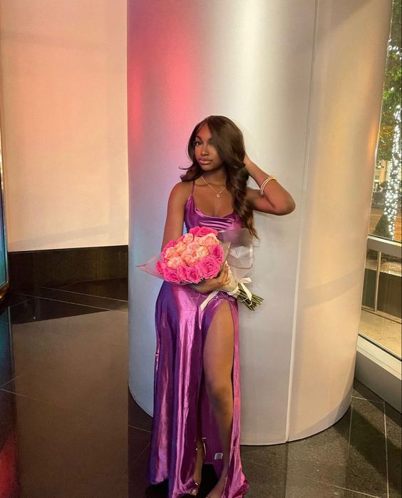 Long Prom Dress Formal Evening Gowns With Slit