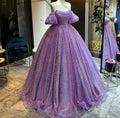 Purple prom dresses ball gown evening dresses party dresses formal dress