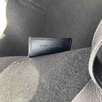 Saint Laurent Black Leather Shopper Tote