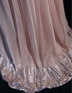 Classy V Neck Chiffon Beaded Appliques Long Evening Dress Pink Mermaid Birthday Prom Gown Formal Wedding Guest Dress