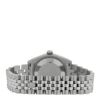 Stainless Steel 18K White Gold 31mm Oyster Perpetual Datejust Watch Black 178274