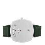 Stainless Steel Calfskin 35mm Grip Quartz Watch Green