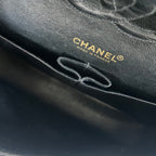 Chanel Coco Classic Double Flap Bag Quilted Canvas Medium