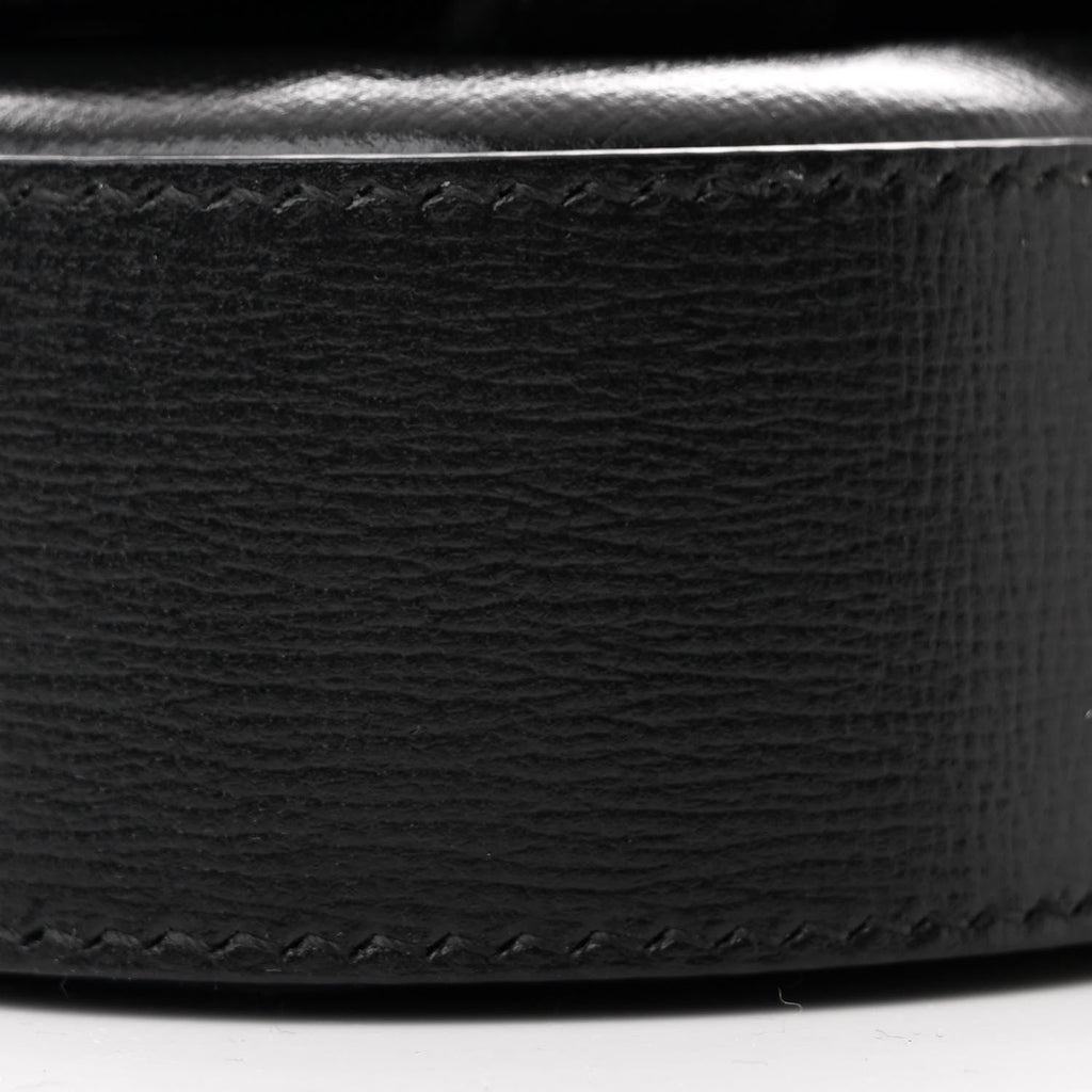 Azalea Calfskin Crystal Horsebit 1955 Belt Bag Black
