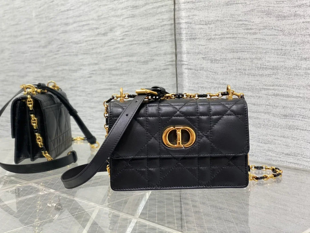 Dior Miss Caro Bag Macrocannage Lambskin Bag - 19 x 13 x 5.5 cm