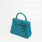 Hermès Kelly 25 bleu jean with PHW