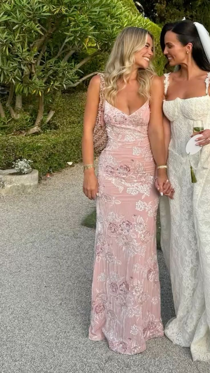 Pink Long Prom Dresses With Flora Formal Party Dress Birthday Outfit cg26119