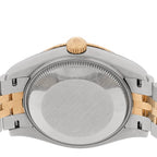 Stainless Steel 18K Yellow Gold 31mm Oyster Perpetual Datejust Watch White Roman 278273