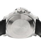 Stainless Steel Alligator 40mm Luminor Marina Automatic Watch Black PAM00048