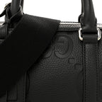 Piuma Calfskin Jumbo GG Embossed Mini Duffle Bag Black